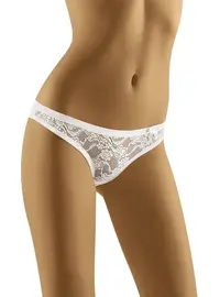 תחתוני לנשים מכותנה עם תחרה PRETTY, צבע: לבן,  מידה: L-4