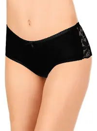 תחתון מקסי ברזילאי 1376, צבע: שחור,  מידה: S-2