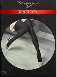 גרביונים מעוצבים איכותיים בעובי 100 דנייר GUCCI G24, צבע: שחור,  מידה: XS-S