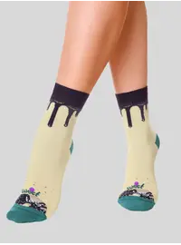 גרביים צבעוניים CLASSIC 115, צבע: צהוב,  מידה: 38-39