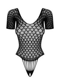 בגד גוף רשת שחור דגם B131