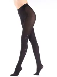 גרביונים מעוצרים 60 דנייר FLASH&BLACK, צבע: שחור,  מידה: S-2