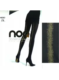 גרביון עם פס אחורי  40 דנייר COMET, צבע: זהב,  מידה: M-3