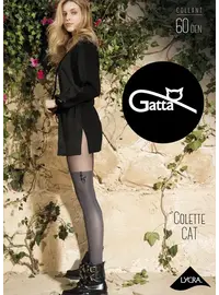 גרביון עם פרינט חתולה 60 דנייר COLETTE CAT 04