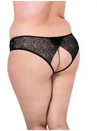 תחתונים סקסיים דגם 2467, צבע: שחור,  מידה: 2XL