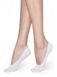 עקביות מכותנה STOPKI, צבע: לבן,  מידה: ONE SIZE