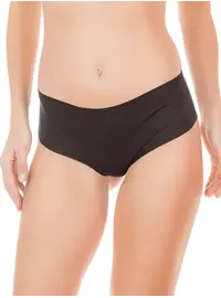 תחתון מכנס כותנה בחיתוך לייזר 8003, צבע: שחור,  מידה: S-2