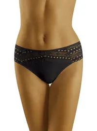 תחתון​ כותנה אורגנית דגם ECO DU, צבע: שחור,  מידה: XL-5