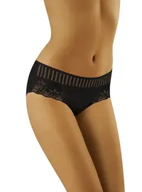 תחתון​ כותנה אורגנית דגם ECO LU, צבע: שחור,  מידה: S-2