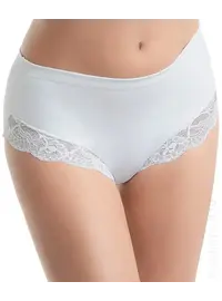 תחתוני כותנה עם תחרה DR 630, צבע: לבן,  מידה: L-4