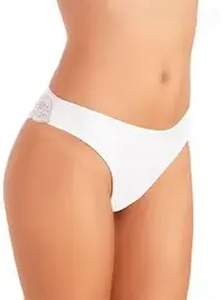 תחתון דגם ברזילאי 1180, צבע: לבן,  מידה: M