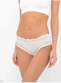 תחתון כותנה J614, צבע: לבן,  מידה: S