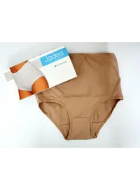 תחתוני כותנה גזרה גבוהה דגם 05, צבע: גוף,  מידה: 2XL-6