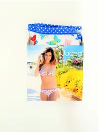 סט נוער גוזיה ותחתון צבעוני 4174, צבע: כחול,  מידה: M