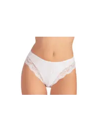 תחתון תחרה ממודאל דגם 529, צבע: לבן,  מידה: M