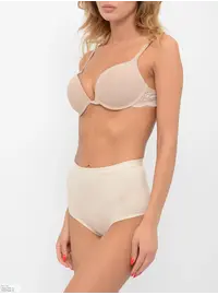 תחתון כותנה גזרה גבוהה דגם 787, צבע: גוף,  מידה: 2XL