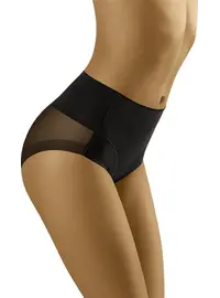 תחתון מחטב גזרה גבוהה ללא תפר UNIQA, צבע: שחור,  מידה: 2XL