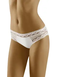 תחתון כותנה תחרה ECO BO, צבע: לבן,  מידה: L-4