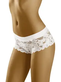 תחתון בוקסר תחרה דגם JADE, צבע: לבן,  מידה: S