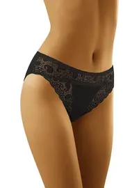 תחתון תחרה דגם LISA, צבע: שחור,  מידה: M-3