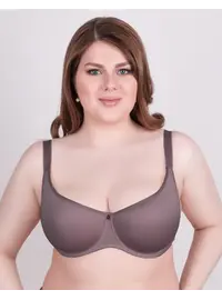 חזייה מרופדת  119140, צבע: חום,  מידה: 70C