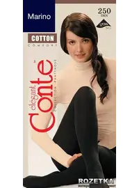 גרביון חם עם גימור מט 250 דנייר  Cotton, צבע: מרינו,  מידה: M-3