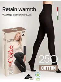 גרביון כותנה חמ עם וגימור מט 250 דנייר Cotton​