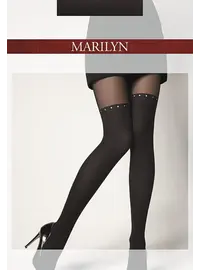 גרביונים דמוי ירכונים עם נקודות  MARILYN ZAZU BRADS MARILN