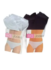 מארז שלישיה של תחתוני ביקיני 7001, צבע: לבן,  מידה: M-3