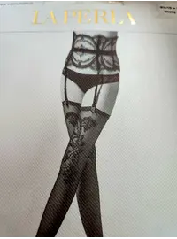 ירכונים אקסקלוסיבים עם פס אחורי לחגורת ביריות DESIRE, צבע: לבן,  מידה: M