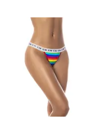 תחתון חוטיני סקסי 123B HE/HIM, צבע: קשת,  מידה: S-M