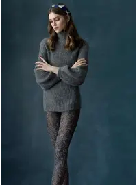 גרביונים מדוגמים 40 דיינר JULIET 5805, צבע: גרפיט,  מידה: 2