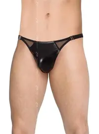 תחתון חוטיני דמוי עור סקסי לגבר 4518 SOFTLINE