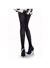 גרביונים מעוצבים מכותנה 120 דנייר MARILYN SOPHIA E08