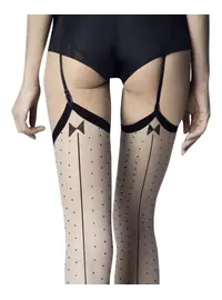 ירכונים לחגורת ביריות  20 דנייר GOSSIP 4000, צבע: שחור,  מידה: 2