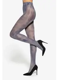 גרביונים מעוצבים אטומים ממיקרופייבר 40 דנייר  GATTA ARTEA W.01