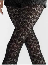 גרביונים מעוצבים  מויסקוזה 120 דנייר SOPHIA 874, צבע: שחור,  מידה: S-M