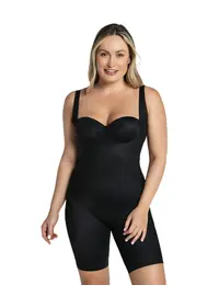 מחטב גבוה עם רגל ללא תפר 018483, צבע: שחור,  מידה: S