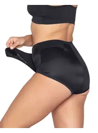 תחתון  מחטב בטן לאחר ניתוח עם לחץ מתכוון 012400, צבע: שחור,  מידה: M