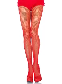 גרביונים רשת FISHNET PANTYHOSE, צבע: אדום,  מידה: S-L (ONE SIZE)