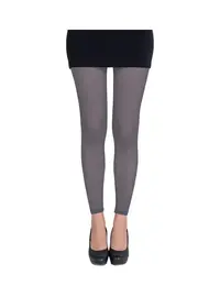 גרביון טייץ בד עבה ללא רגל  120 דנייר, צבע: אפור,  מידה: L-XL