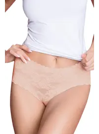 תחתון תחרה ללא תפר FIGI BELLIE MAXI, צבע: גוף,  מידה: S