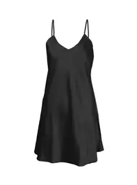 כותונת סאטן HALKA KAREN, צבע: שחור,  מידה: M