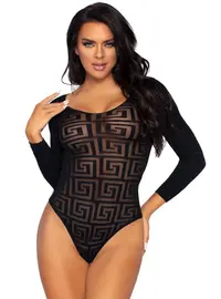 בגד גוף סקסי עם שרוול ארוך  89282