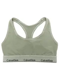 חזיית כותנה | גוזיית קלווין קליין |  QF7207, צבע: ירוק,  מידה: S