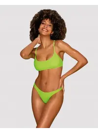 סט בגד ים ביקיני  MEXICO BEACH, צבע: ACID GREEN,  מידה: S