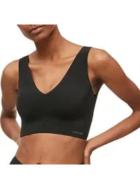 חזיה ללא תפר | גוזיית קלווין קליין |  QF4708, צבע: שחור,  מידה: XS