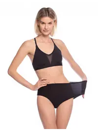 תחתוני מידי סופר גמיש FLEXY FIT 6000MD-02, צבע: שחור,  מידה: XS-M