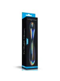 דילדו זכוכית כפול וחלק 20.5 ס"מ