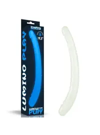 דילדו כפול, דמוי איבר מין גברי  הזוהר בחושך 37 ס"מ LUMINO